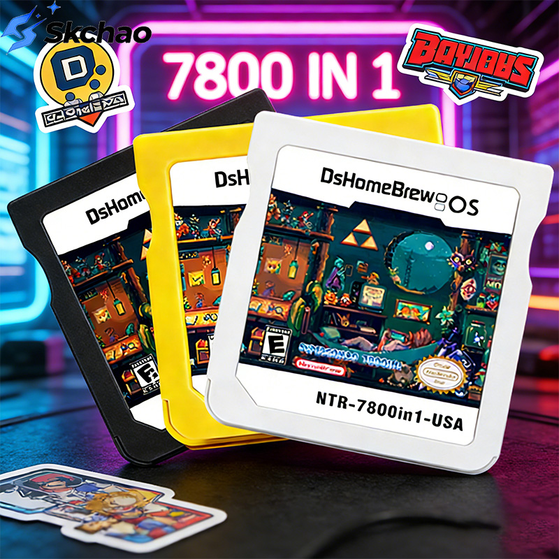 Party Games Nintendo - 7800 in 1 DS 카드 R4