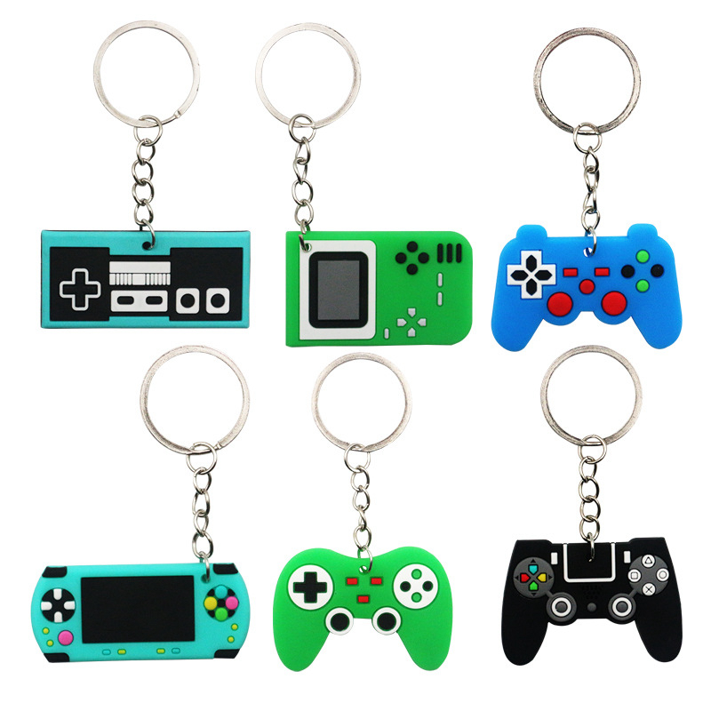 Party Games App - 6/12PCS PVC 키 체인 게임 패드
