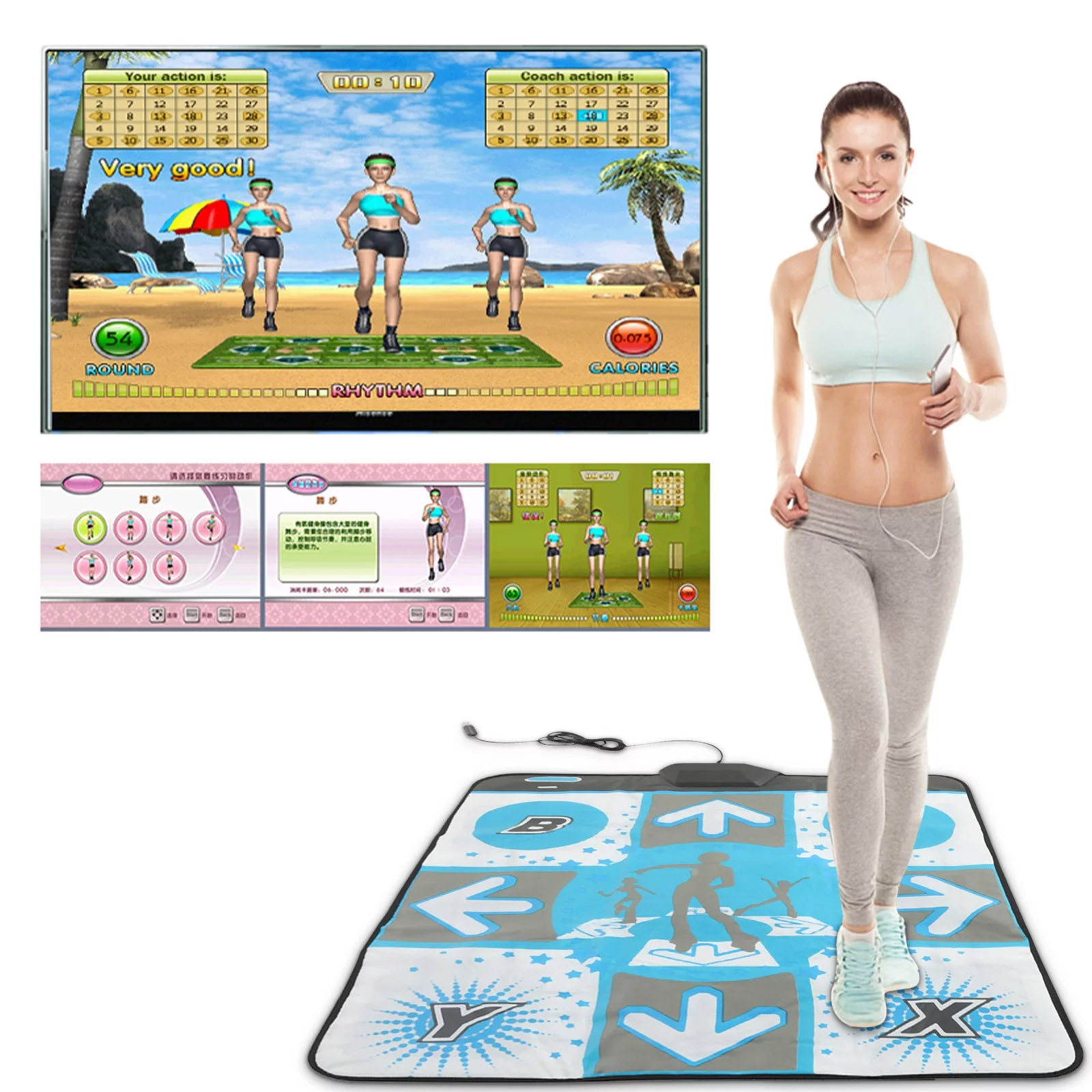 미끄럼 방지 파티 싱글 댄스 패드 댄스 매트, Wii  - Party Games Nintendo 리뷰 및 가격