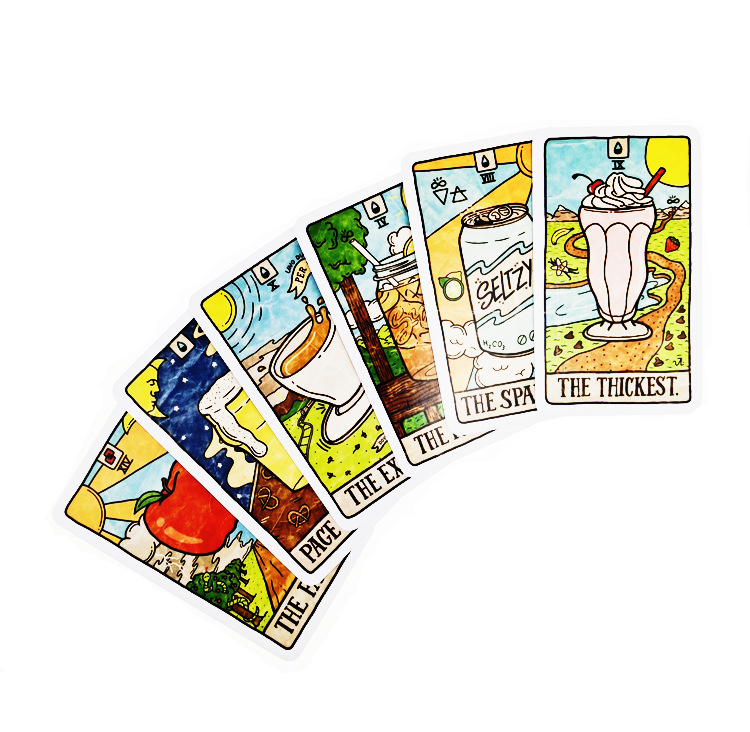 새로운 78개의 일러스트 음식 및 음료 카드 타로 컬렉 - Party Games App 리뷰 및 가격